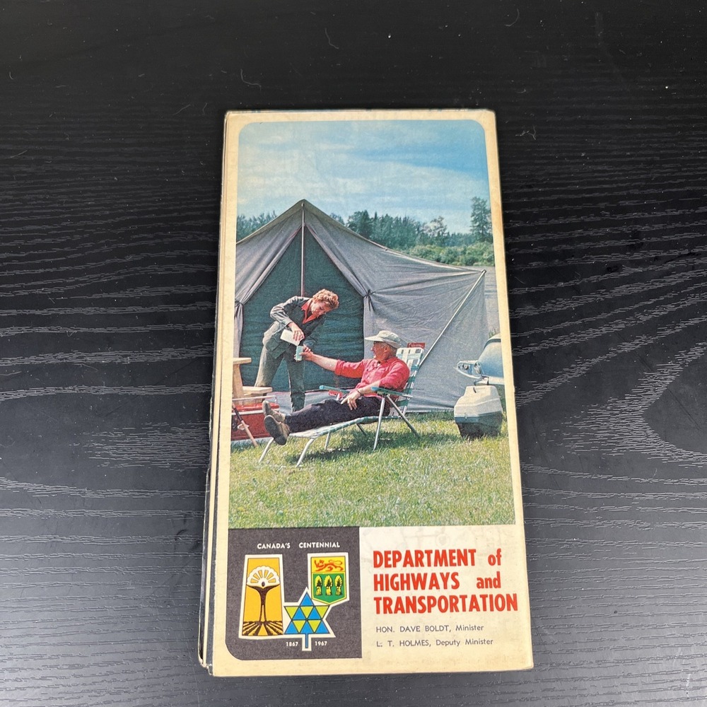 Saskatchewan‎ Official Highway Map 1967